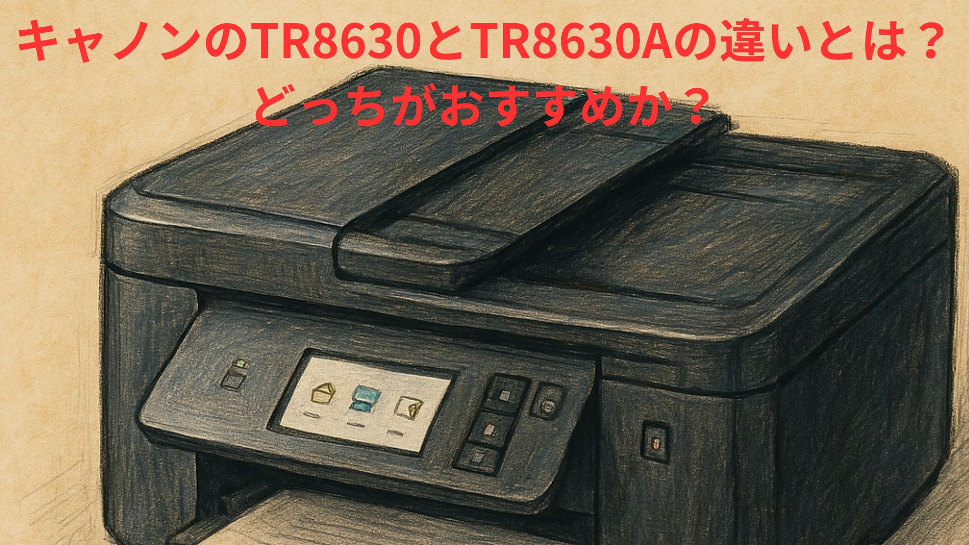 【徹底比較】Canon（キャノン）のTR8630とTR8630Aの違いとは？どっちがおすすめか口コミやレビューを解説