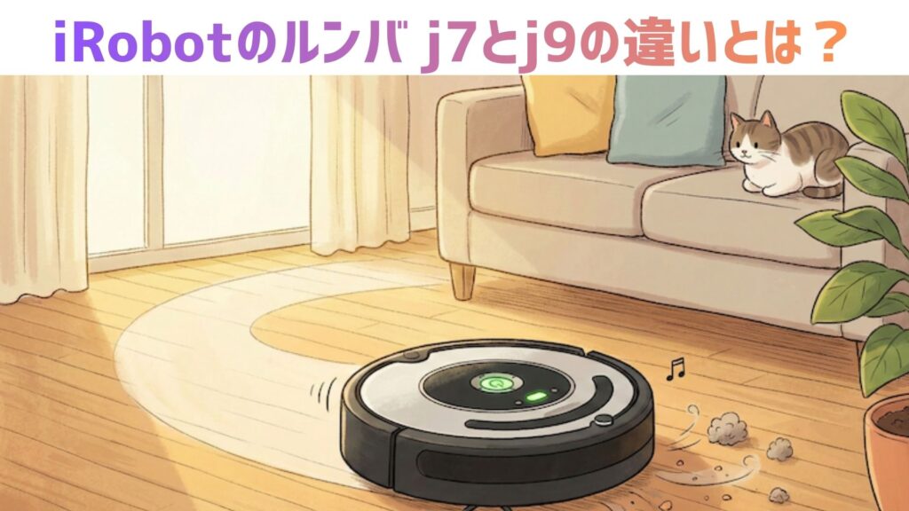【徹底比較】iRobotのルンバ j7とj9の違いとは？どっちがいいかや口コミ・レビューも紹介！