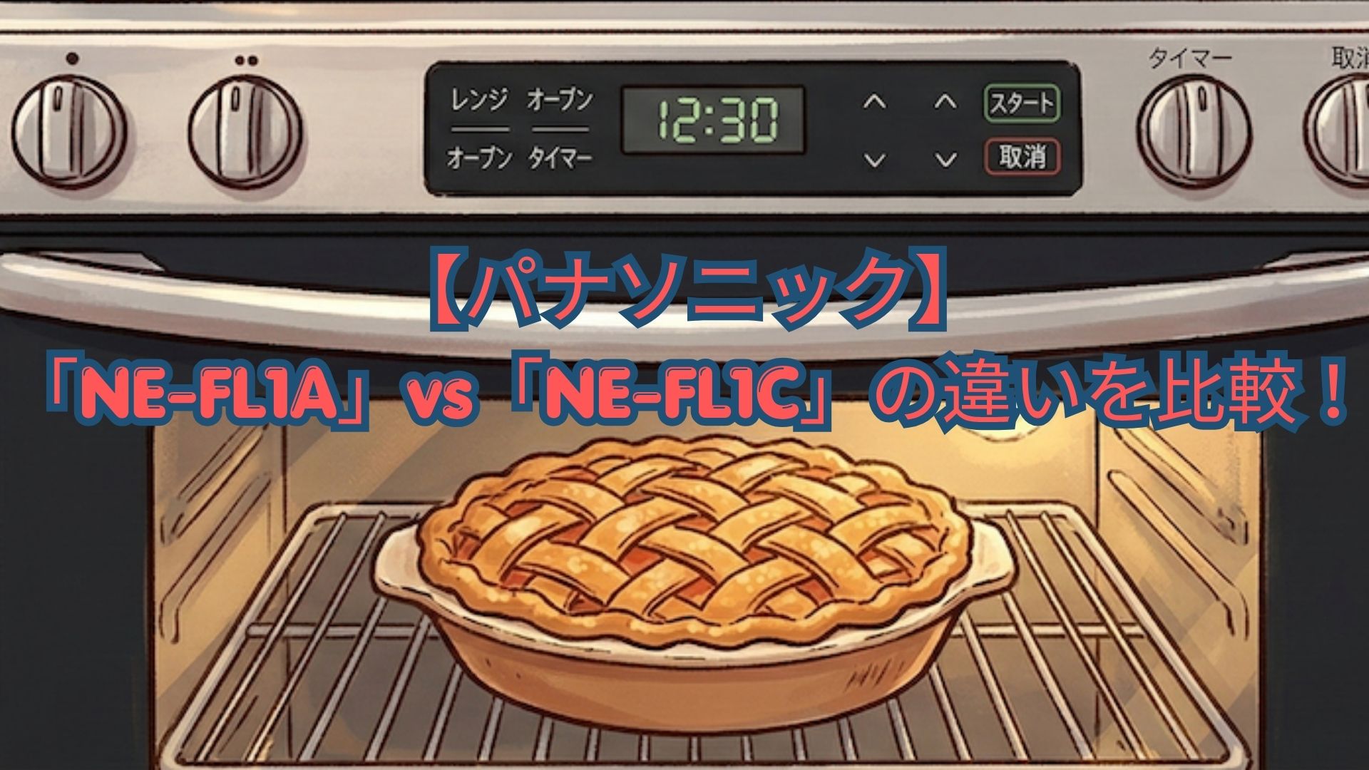 【パナソニック】「NE-FL1A」vs「NE-FL1C」を解説！スピード機能の有無や口コミ、どっちがおすすめか違いを比較