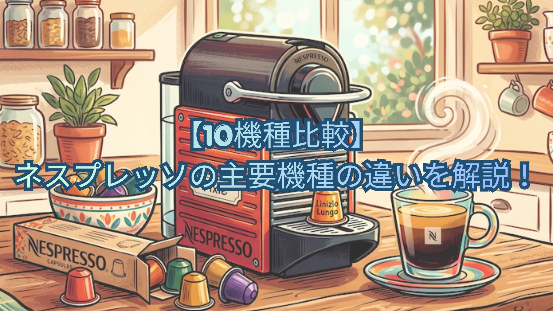 【10機種比較】ネスプレッソの主要機種の違いを解説！種類や価格と口コミ・レビューでどれがいいかおすすめを解説