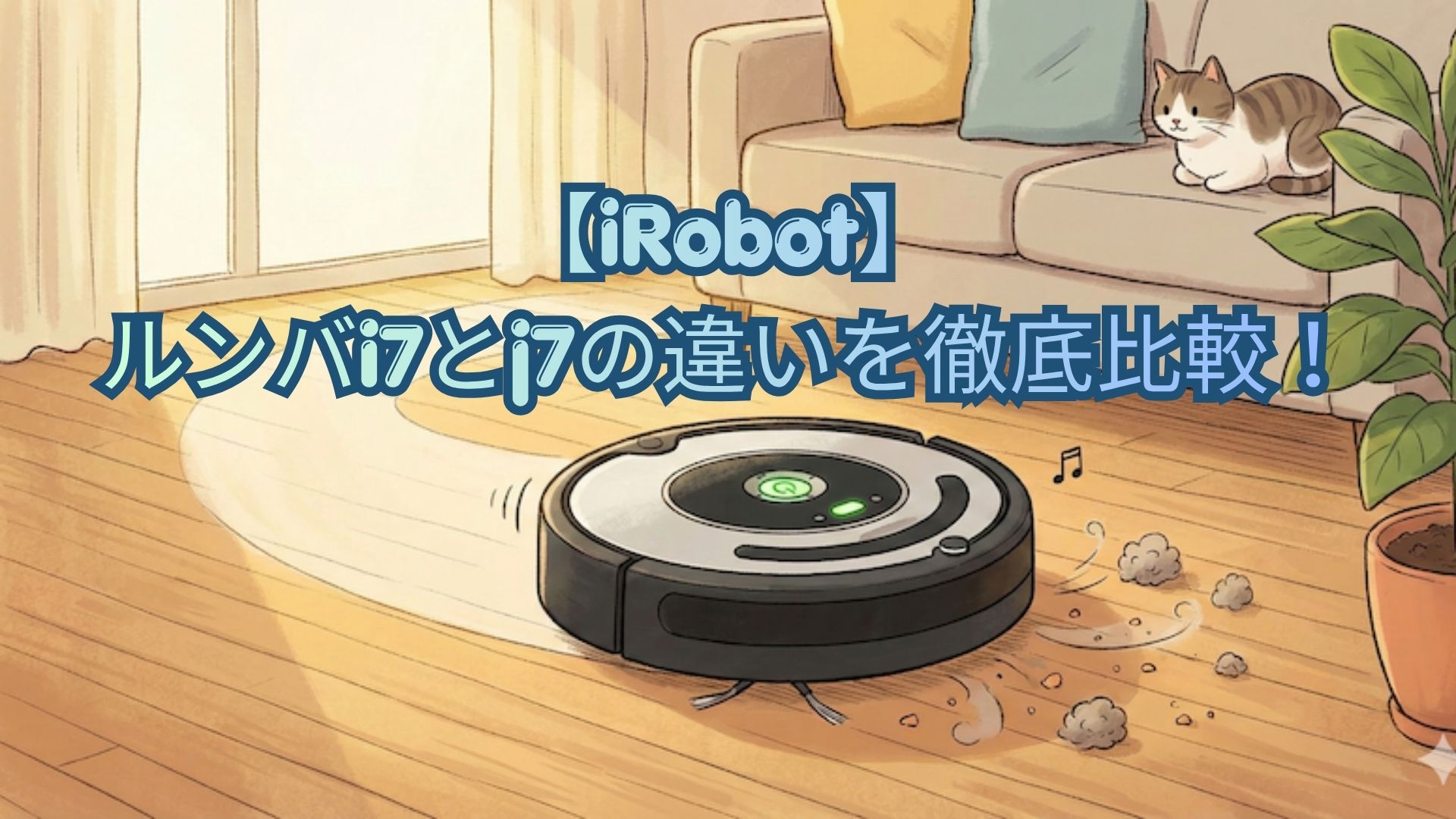 【iRobot】ルンバi7とj7の違いを徹底比較！障害物回避・ペット保証・口コミでどっちがおすすめか解説
