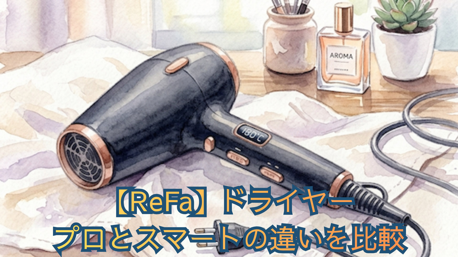 【ReFa】ドライヤーのプロとスマートの違いを比較！リファの風量・重さ・口コミで新旧どっちがいいかおすすめか解説